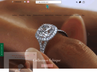 Ghaum a conçu fin novembre 2013 un site marchand qui va révolutionner le secteur de la joaillerie en France et en Inde.