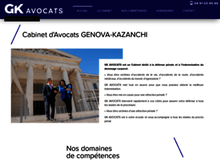 Votre cabinet d'avocats sur Marseille en droit pébnal et indemnisation des préjudices corporels : GK Avocats