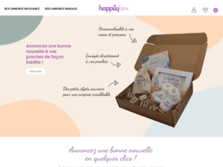 HappilyBox : Annoncez une bonne nouvelle en quelques clics