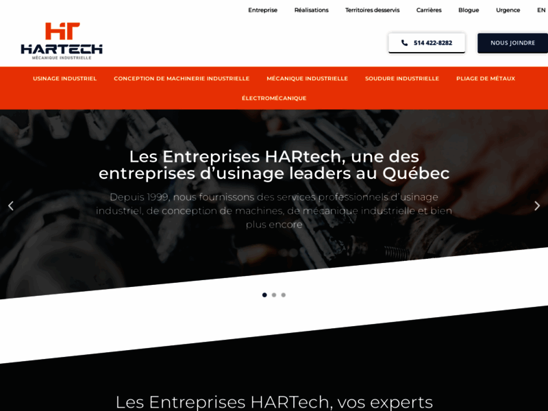 HARtech, service de mécanique industrielle
