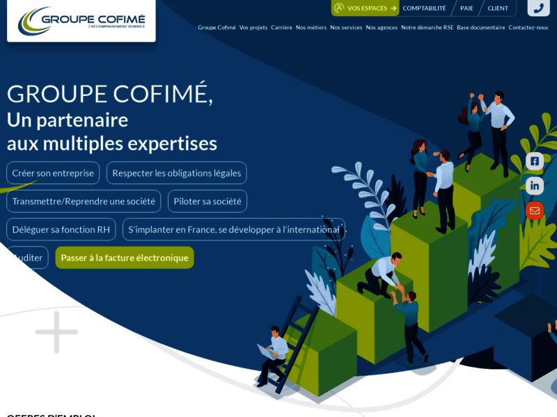 Groupe Cofimé, cabinet d'expertise comptable, de conseils et d'audit