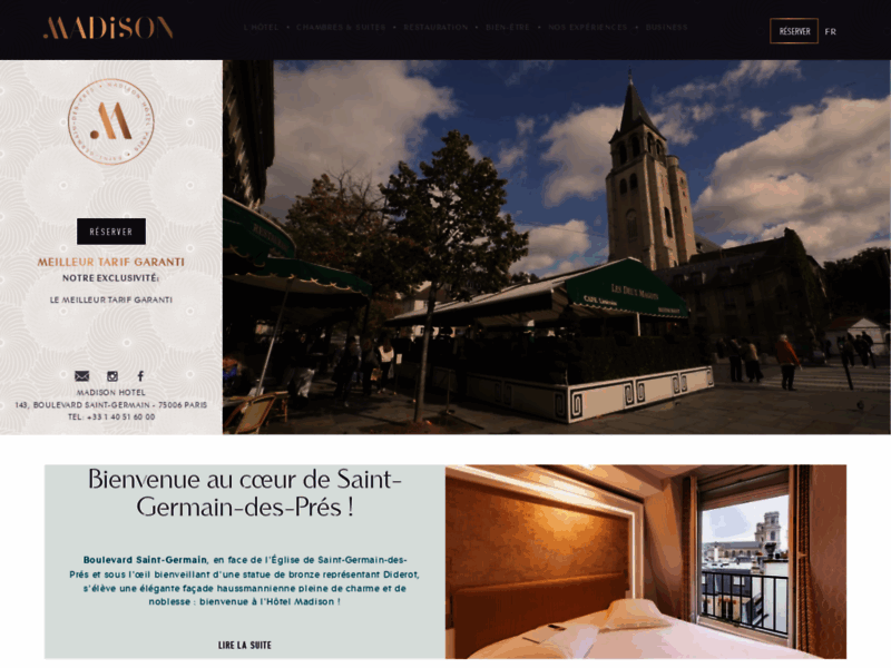 Un hotel 4 étoiles à Paris st Germain