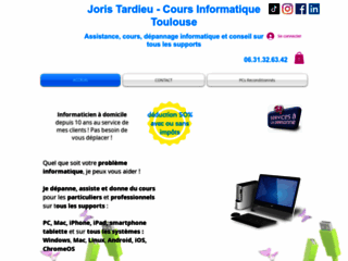 Détails : Joris Tardieu, cours et dépannage informatique Toulouse