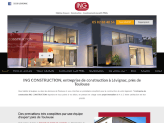 ING CONSTRUCTION, entreprise de construction à Lévignac, près de Toulouse
