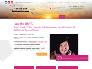 Détails : Isabelle Nuyt, kinésiologue et hypnothérapeute à Liège