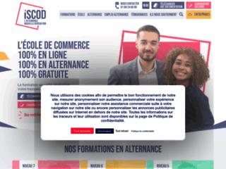 iSCOD : L'école de commerce 100% en ligne, 100% en alternance