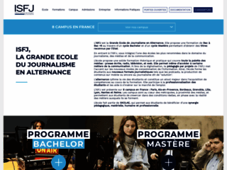 ISFJ, école de journalisme en alternance en France