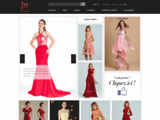 Boutique en ligne de robe habillée pas cher faite sur mesure