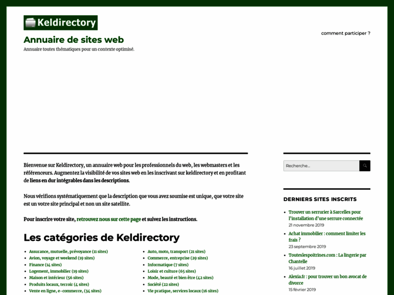 Keldirectory, annuaire de site web