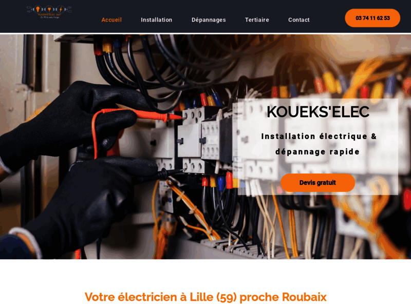 Kouek's Elec, électricien à Roubaix