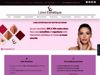 Détails : Chirurgie esthétique Tunisie, Augmentation mammaire, Réduction mammaire, lifting - Labelesthetique