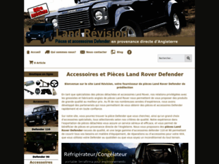 Détails : Land Revision, pièces détachées Land Rover Defender