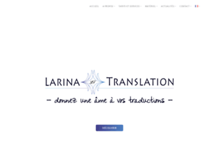 Détails : Larina traduction, traduction et interprétation franco-russe