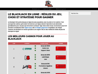 Le guide du blackjack en ligne