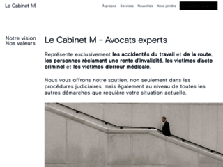 Détails : Le Cabinet M, avocats experts au Québec