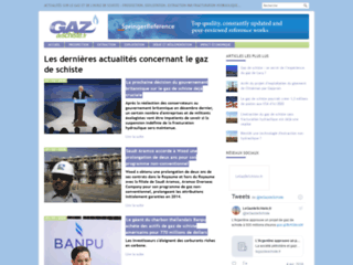 Détails : Le gaz de Schiste, informations et actualités