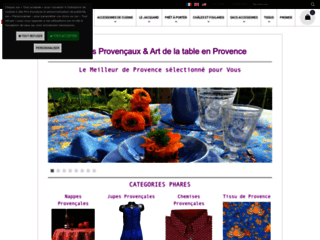 Détails : Les Colorades, tissus de Provence et arts de la table