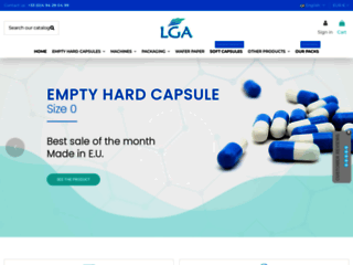 Détails : LGA, e-boutique de gélules vides pour pharmaciens et particuliers