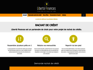 Liberté Finances, expert du rachat de crédits en France