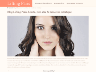Lifting Paris : votre blog sur le bien-être et la beauté