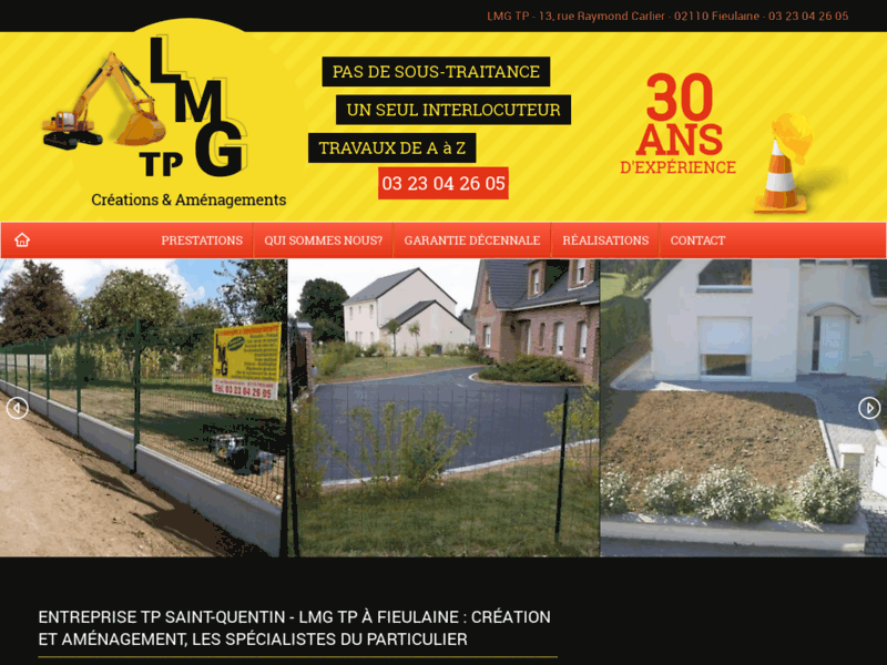 LMG TP,  aménagement extérieur à Saint-Quentin
