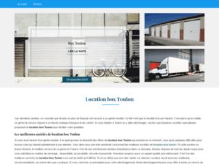 Site d’informations sur les sociétés de location de box à Toulon 