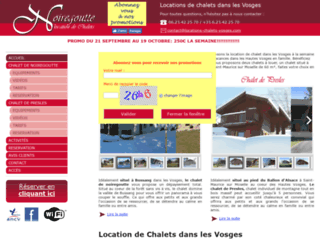 Détails : Noiregoutte, location de chalets dans les Vosges
