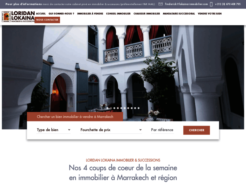 Lokaina Conseil Immobilier, agence immobilière à Marrakech 