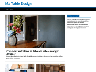 Ma Table Design -