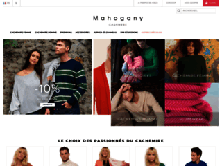 Mahogany cachemire, une boutique en ligne de vêtements en cachemire