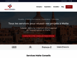 Malte Conseils, accompagnement en création d'entreprise et expatriation à Malte