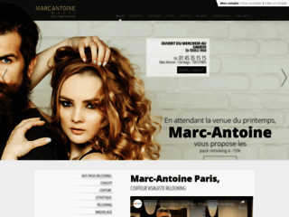Marc Antoine coiffeur visagiste Paris