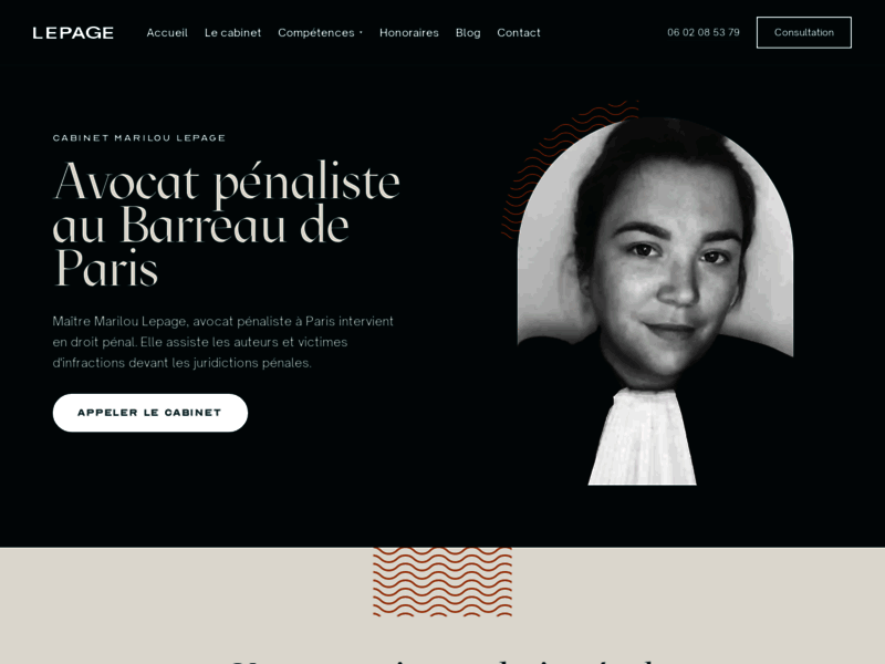 Marilou Lepage, votre avocat en droit pénal à Paris