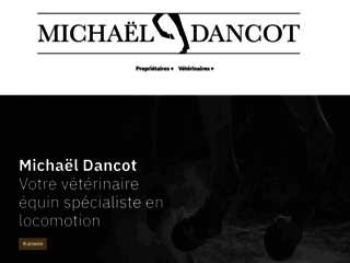 Détails : Michaël Dancot, vétérinaire spécialiste de la locomotion équine