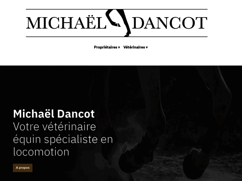 Michaël Dancot, vétérinaire spécialiste de la locomotion équine