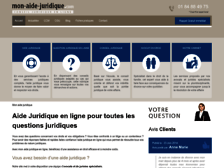 Aide juridique - Avocat en ligne