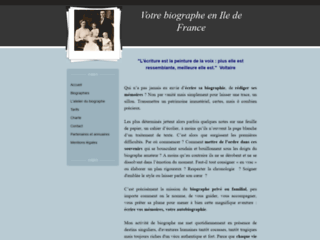 Votre biographe en Ile de France - Ecrire sa biographie, rédiger ses mémoires