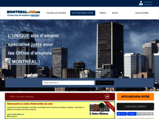 Détails : Montréal Job, offres d'emplois à Montréal