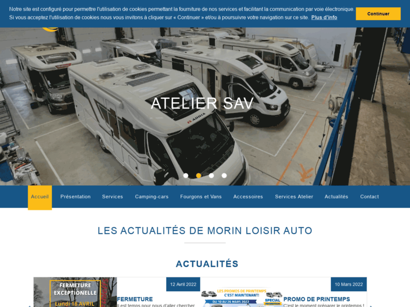 Morin Loisir’Auto, concessionnaire de camping-cars