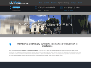 Les interventions en plomberie avec Mr Plombier Champigny-sur-Marne