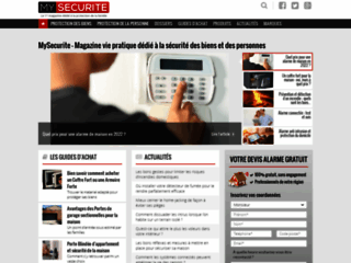 My sécurité : un magazine en ligne dédié aux produits de sécurité