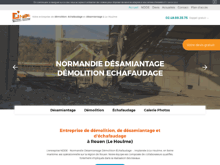 NDDE : entreprise de démolition, de désamiantage et d'échafaudage à Rouen