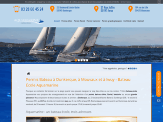 Détails : Aquamarine, votre bateau-école à Dunkerque
