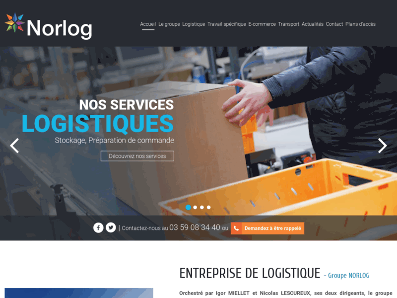 Transport et logistique Nord, Belgique, Europe - Groupe Norlog