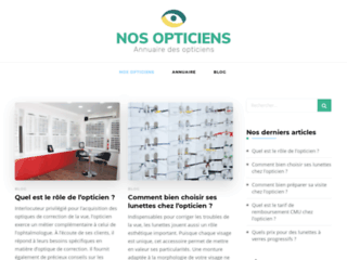 Annuaire et blog d’informations sur les opticiens