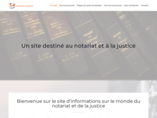  Site destiné au notariat et à la justice