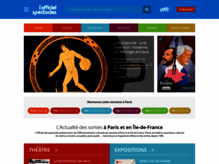 Détails : L'officiel des spectacles, sorties à Paris et en Île-de-France
