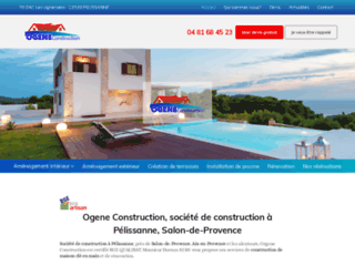 Ogene Construction, société de construction à Pélissanne, Salon-de-Provence