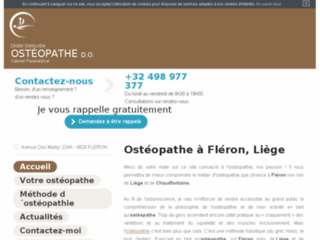 Détails : Didier Delmotte, ostéopathe à Liège