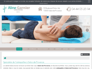 Détails : Ostéopathie sur Salon-de-Provence: Ostéo Aline Garnier
